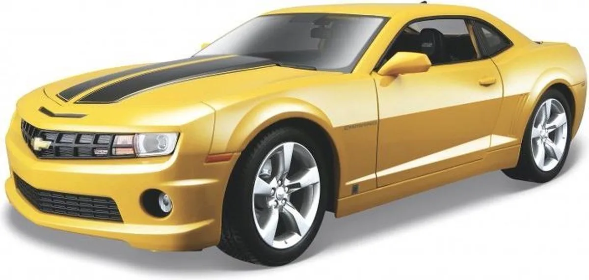 Chevrolet Camaro - Modelauto - Schaal 1:18 van Maisto in Geel, Zwart – productfoto