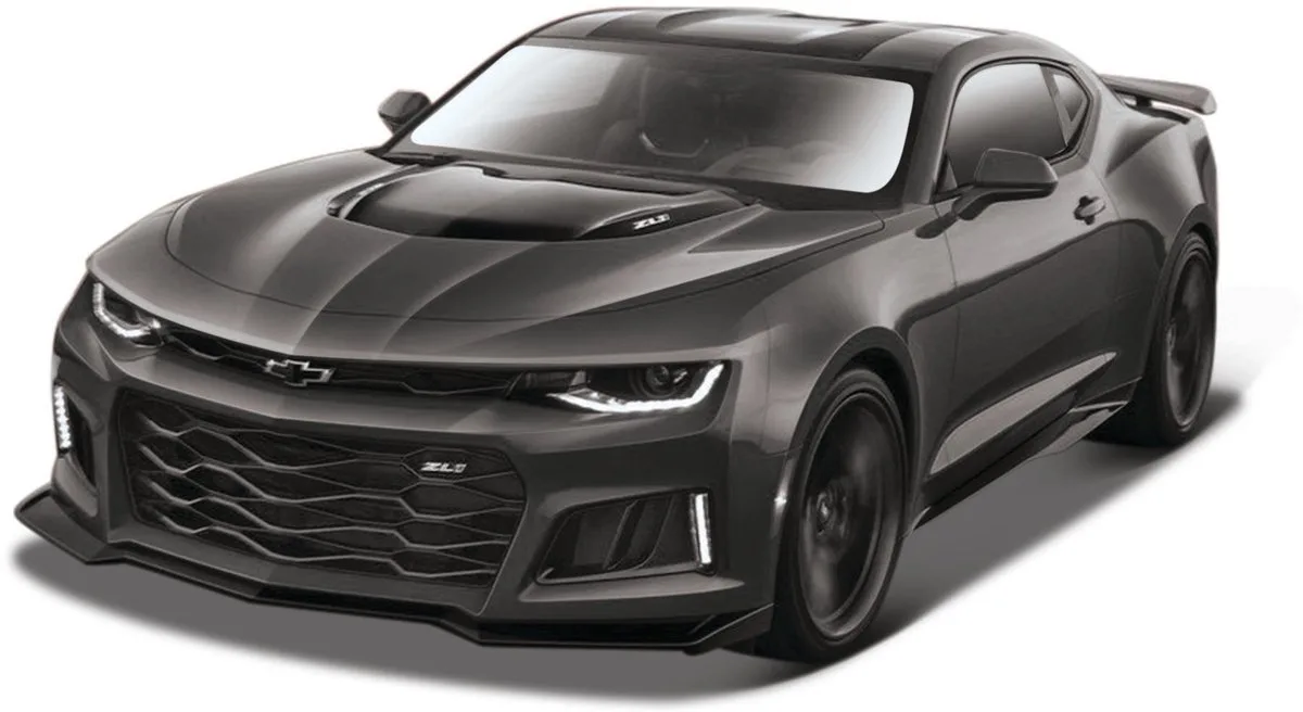 Chevrolet Camaro ZL1 2017 Modelauto 1:24 - Zelfbouw Kit de Maisto en Gris – photo du produit