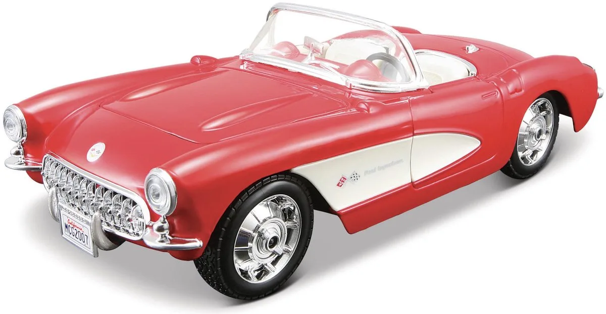 Chevrolet Corvette - Modelauto - Schaal 1:24 de Maisto en Rouge, Blanc – photo du produit