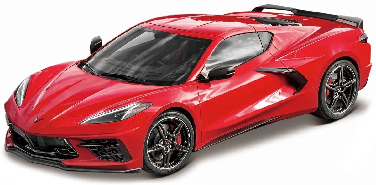 Chevrolet Corvette - Modelauto - Schaal 4,5" van Maisto in Rood – productfoto