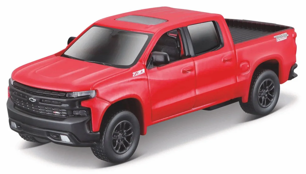 Chevrolet Silverado - Modelauto - Schaal 4,5" by Maisto in Donker rood – product photo