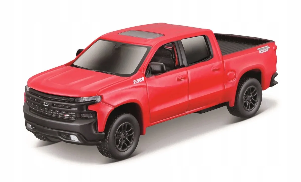 Chevrolet Silverado Z71 2019 Trekwagen 11cm de Maisto – photo du produit