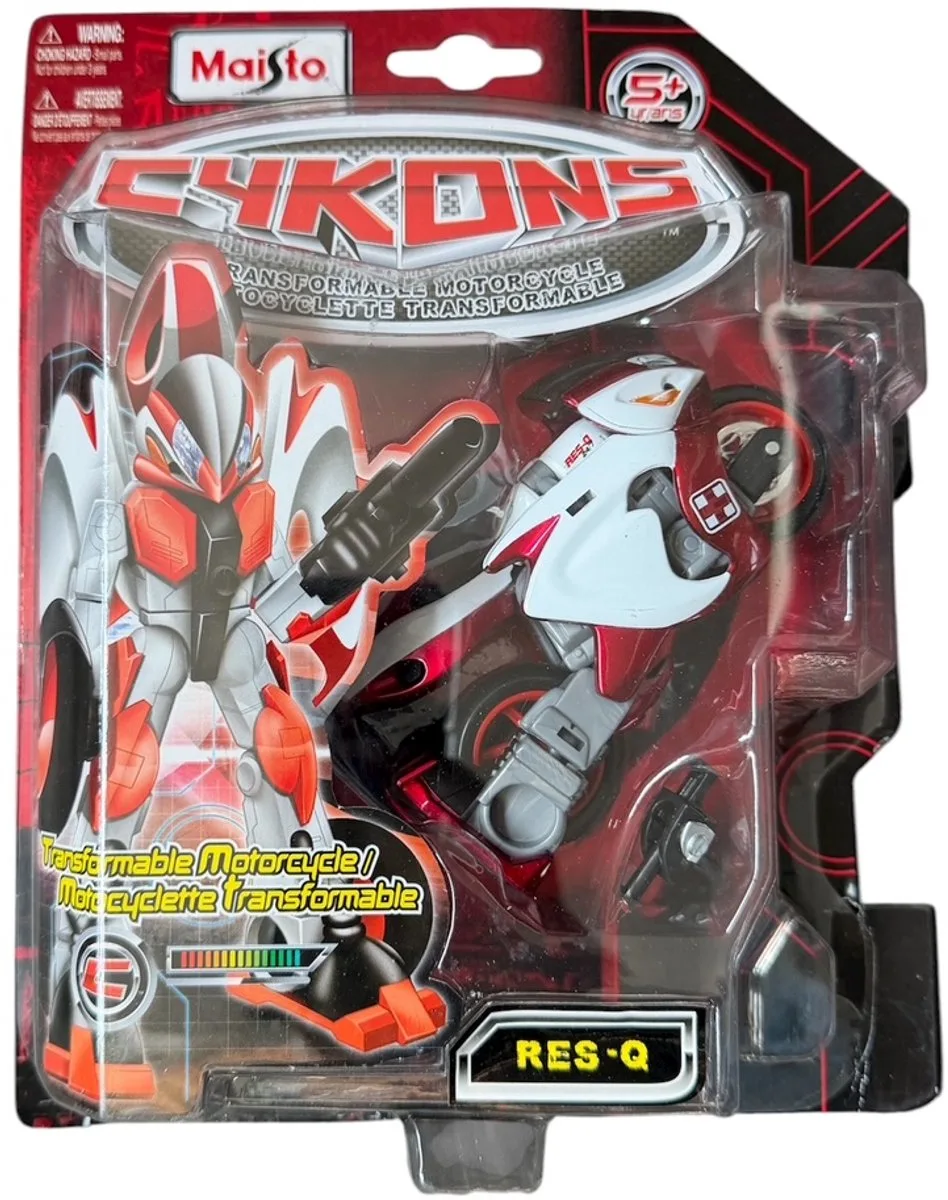 Cykons Res-Q transformer van Maisto in Rood – productfoto