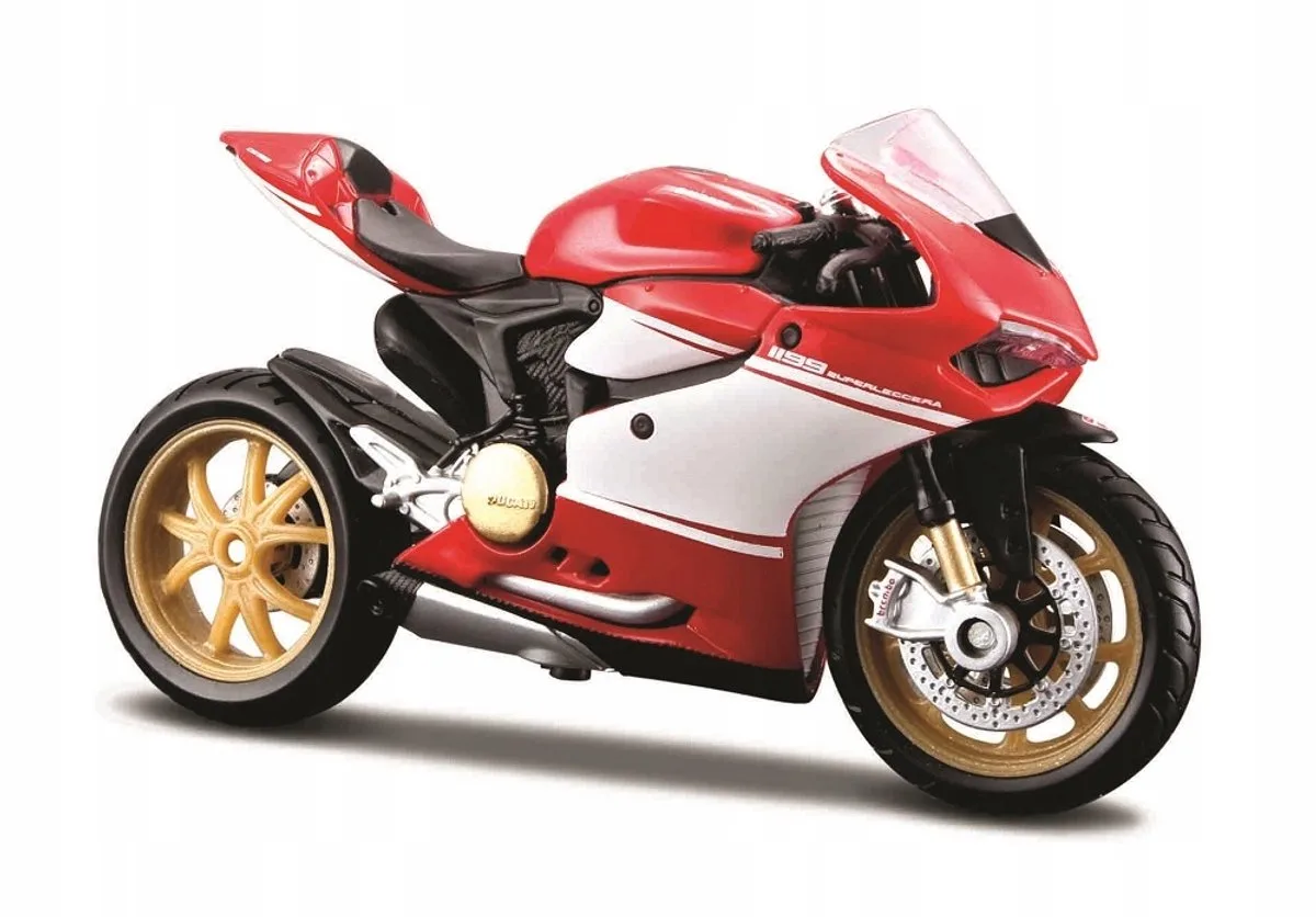 Ducati 1199 Superleggera Schaalmodel 1/18 Rood/Wit de Maisto en Rouge – photo du produit