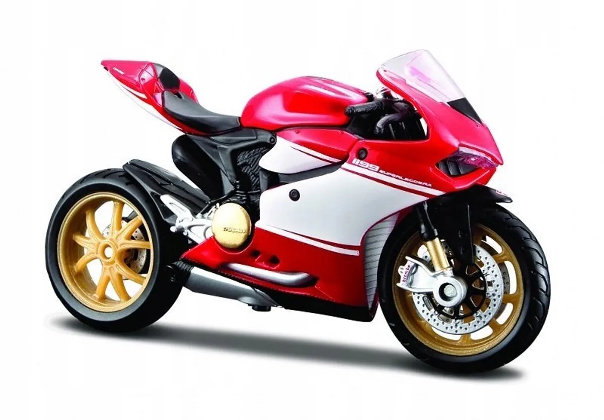 Ducati 1199 Superleggera Schaalmodel 1:18 Rood/Wit från Maisto i Röd – produktbild