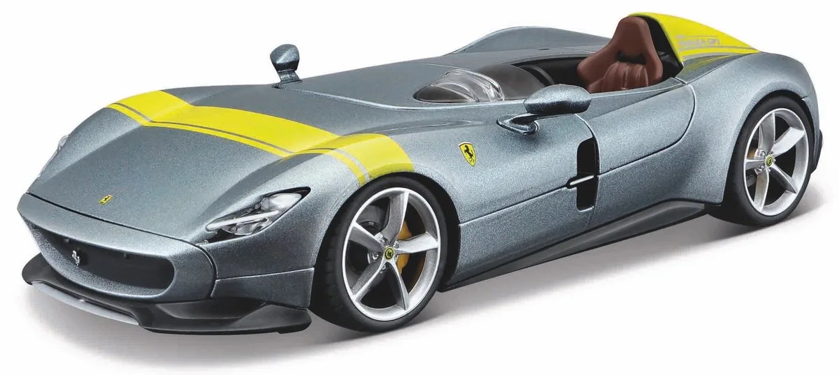 Ferrari Monza - Modelauto - Schaal 1:24 de Maisto en Gris, Jaune – photo du produit
