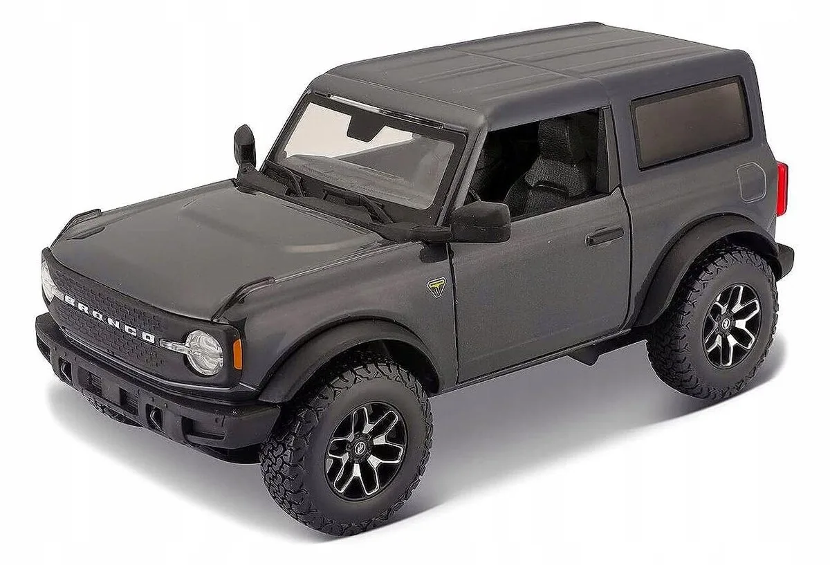 Ford Bronco Badlands 2021 Modelauto 1/24 - Metaal de Maisto en Gris foncé – photo du produit