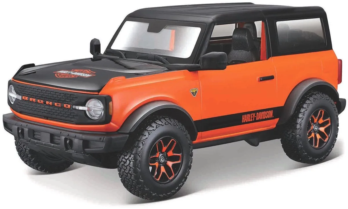 Ford Bronco Badlands Harley 2021 de Maisto en Orange – photo du produit