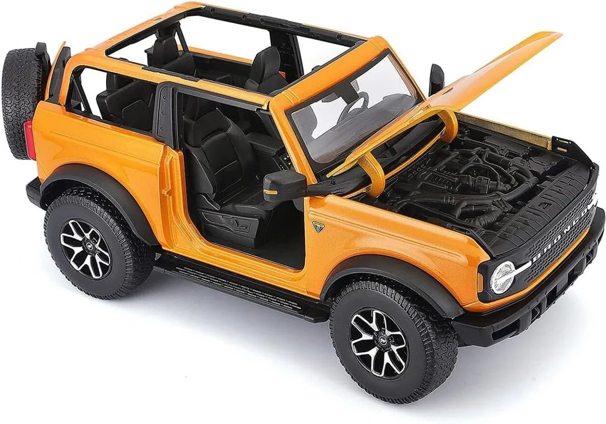 Ford Bronco Badlands (No Doors) 2021 - 1:18 de Maisto en Orange – photo du produit