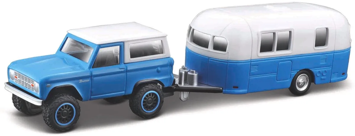 Ford Bronco - Modelauto - Schaal 1:64 de Maisto en Licht blauw, Blanc – photo du produit