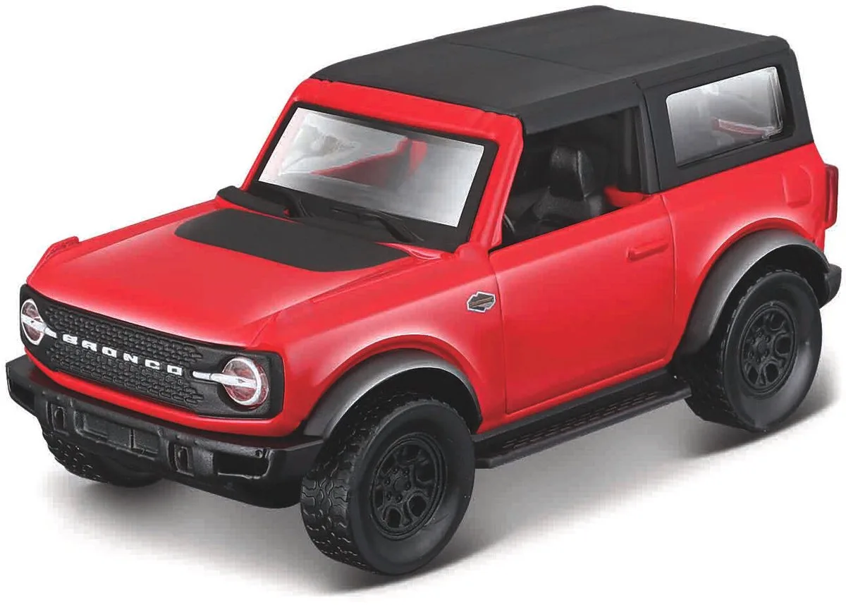 Ford Bronco - Modelauto - Schaal 4,5" van Maisto in Rood, Zwart – productfoto