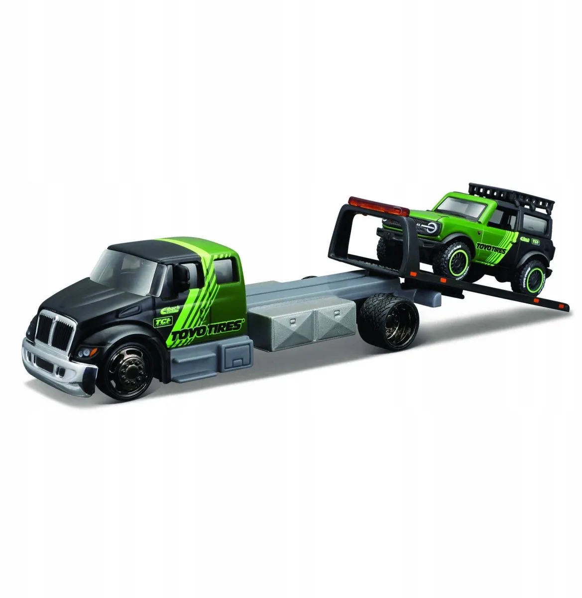 Ford Bronco Wild 1:64 Set - Metaal & Kunststof de Maisto en Zielony – photo du produit