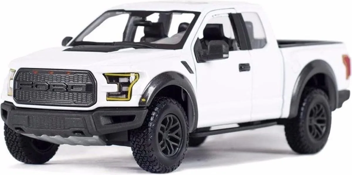 Ford F-150 - Modelauto - Schaal 1:24 fra Maisto i Hvid – produktbillede