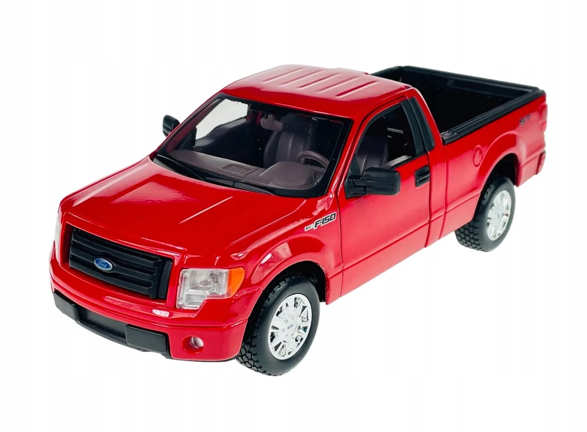 Ford F-150 STX 1:27 Metaalmodel Auto från Maisto i Röd – produktbild