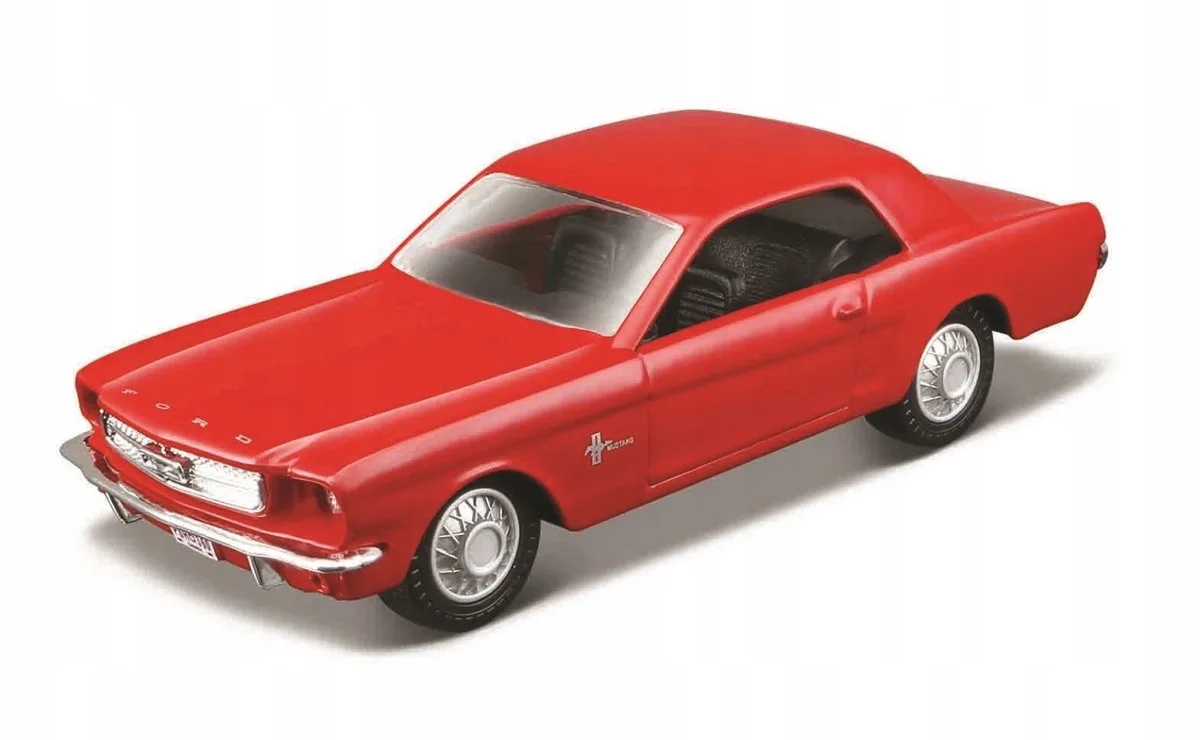 Ford Mustang 1965 Power Racer 4,5'' Metaal från Maisto i Röd – produktbild