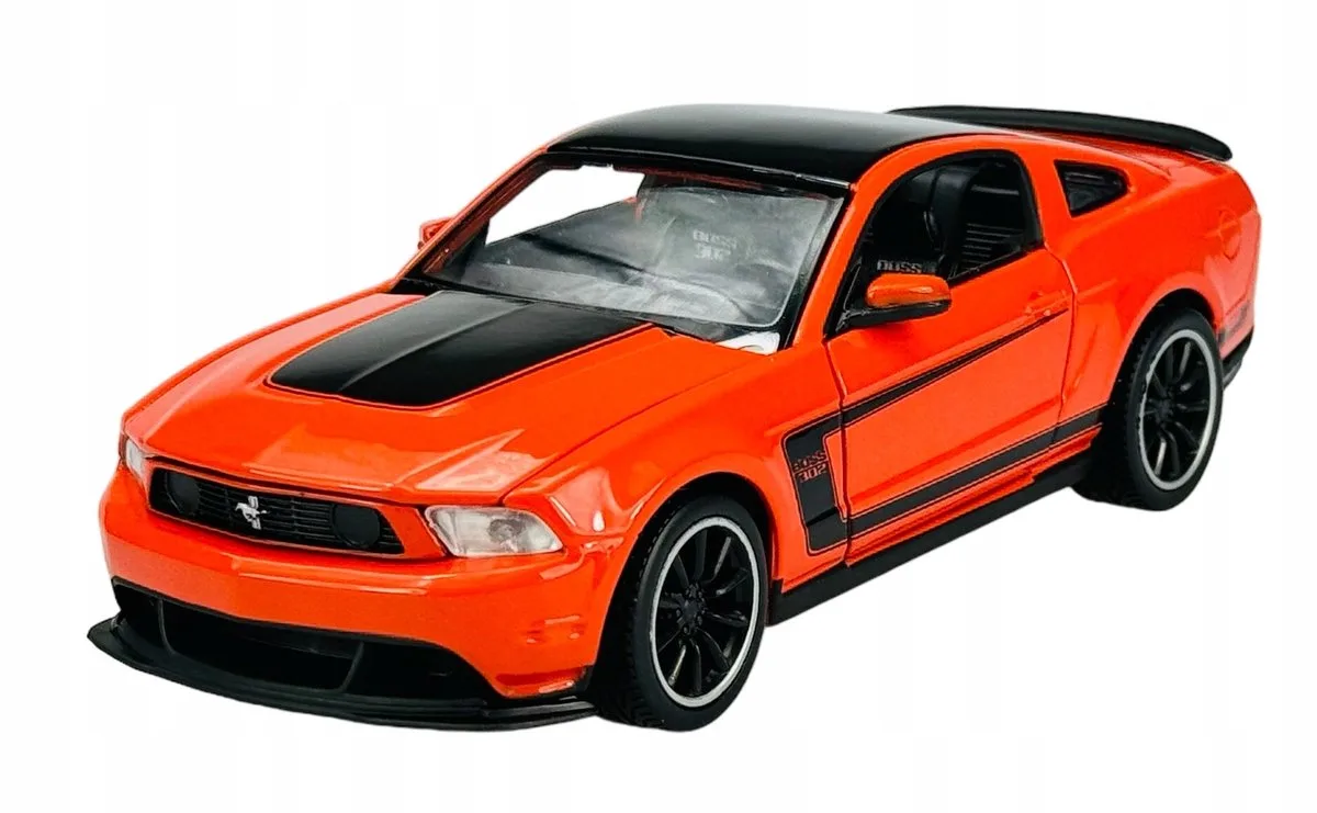 Ford Mustang Boss 302 Metaal 1:24 Model Auto Nieuw de Maisto en Orange – photo du produit
