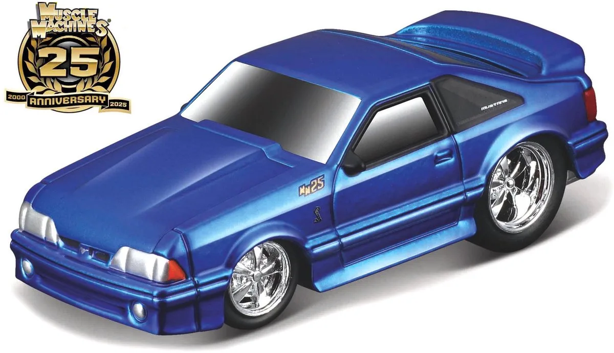 Ford Mustang - Modelauto - Schaal 1:64 de Maisto en Bleu – photo du produit