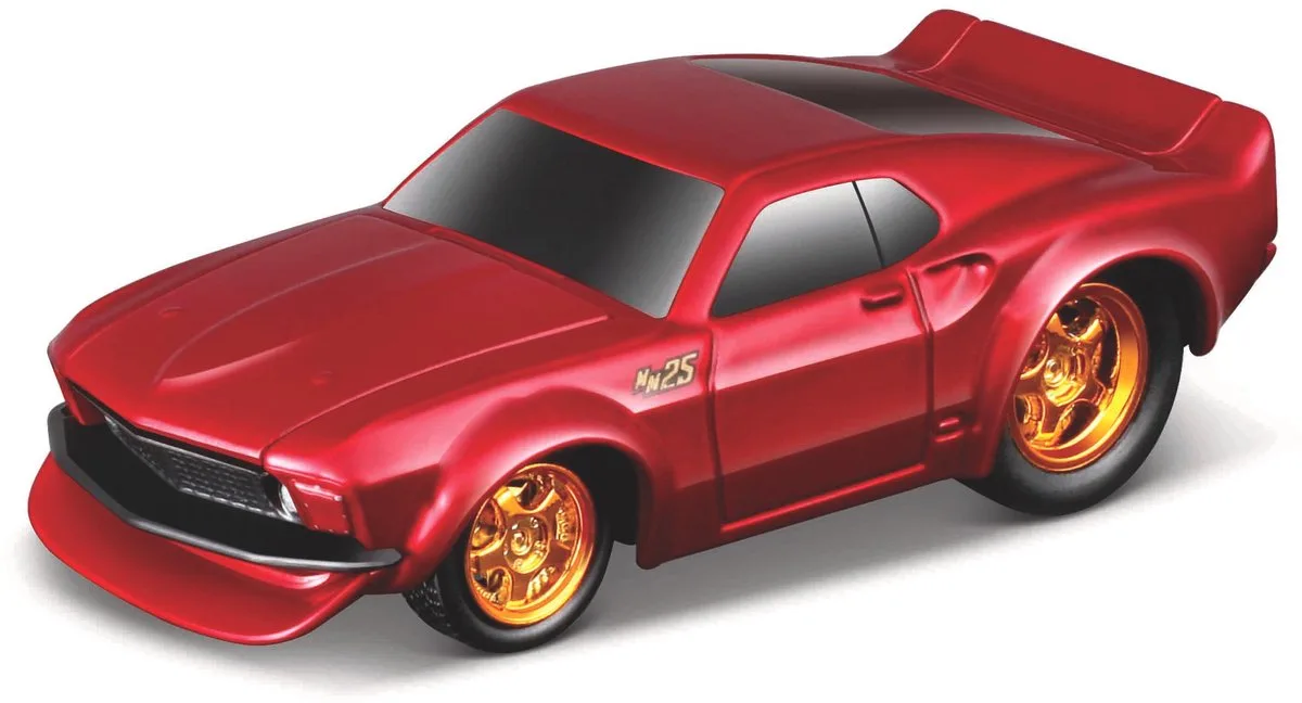 Ford Mustang - Modelauto - Schaal 1:64 de Maisto en Rood metalic – photo du produit