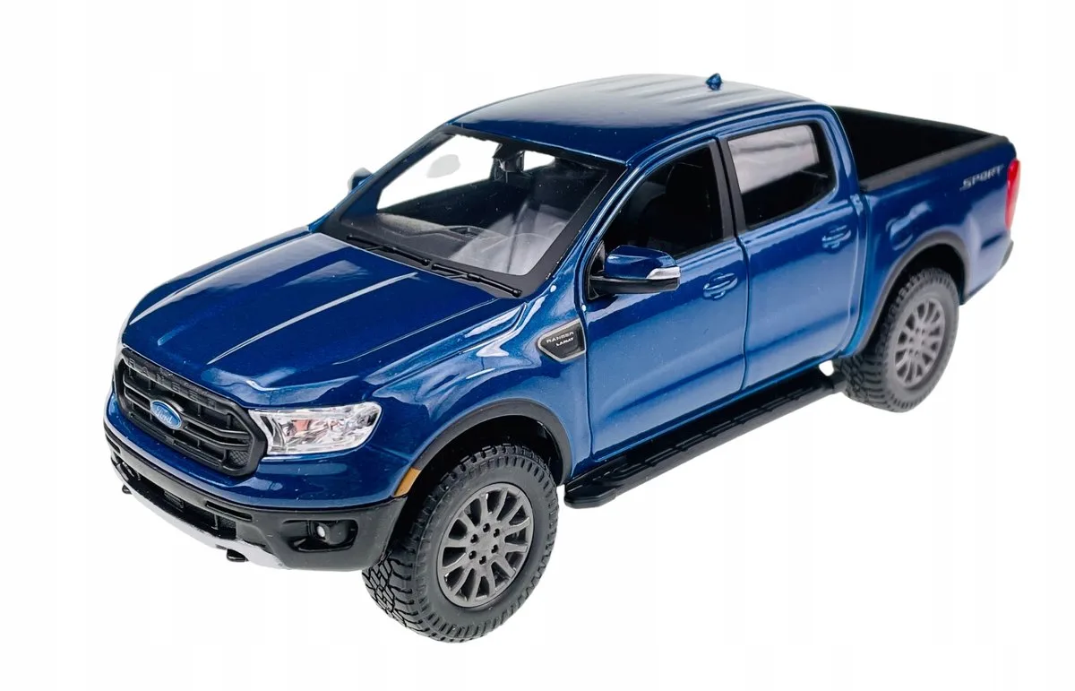 Ford Ranger Sport 2019 Modelauto Blauw 1:27 de Maisto en Metallic blauw – photo du produit