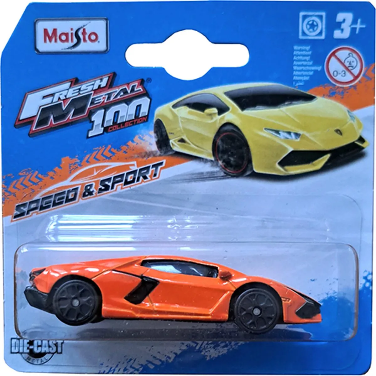 FRESH METAL LAMBORGHINI REVUELTO 1:64 de Maisto en Orange – photo du produit