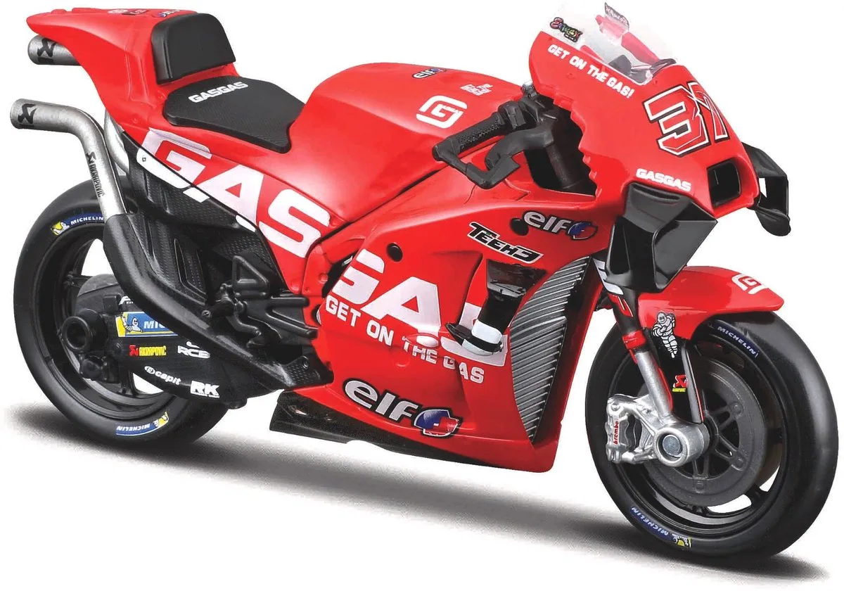 GasGas Rc16 - Modelauto - Schaal 1:18 van Maisto in Rood, Wit – productfoto