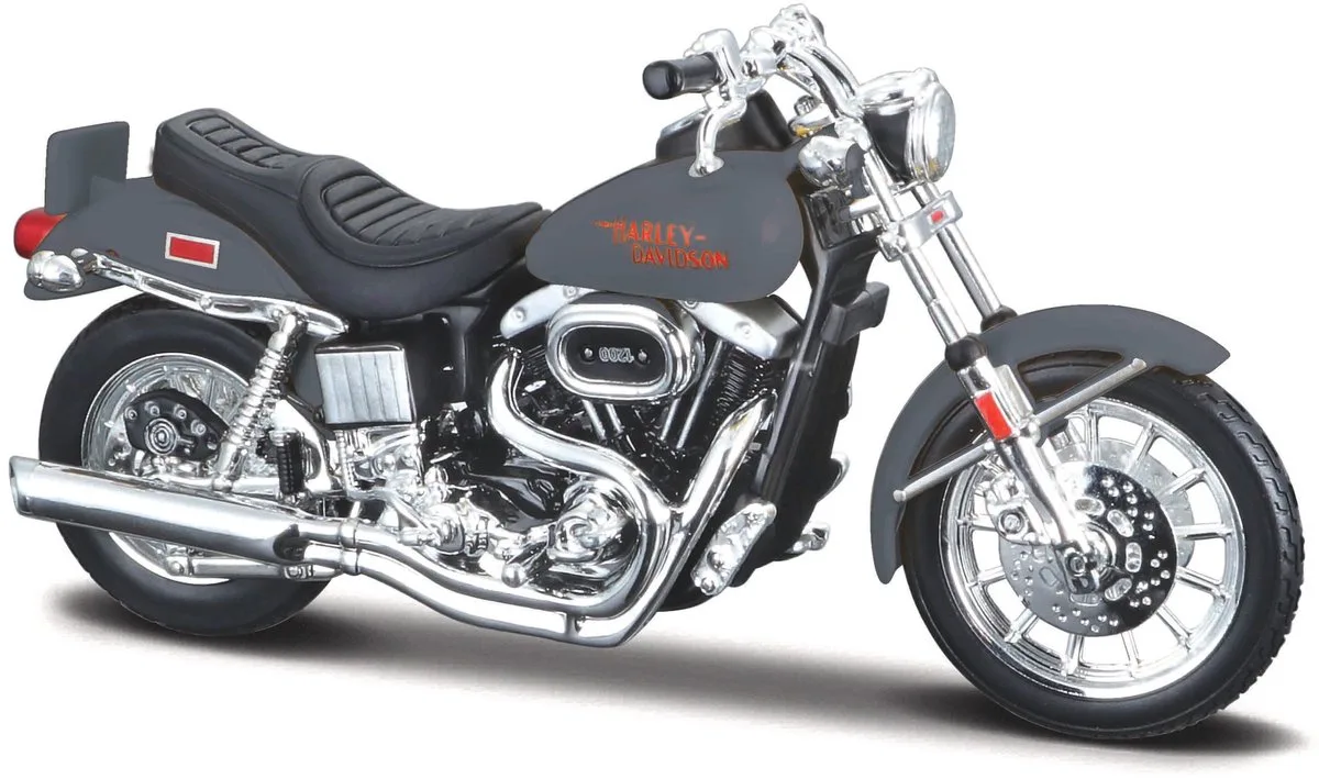 Harley Davidson - 1977 FXS Low Rider 1:18 Schaalmodel de Maisto en Noir – photo du produit
