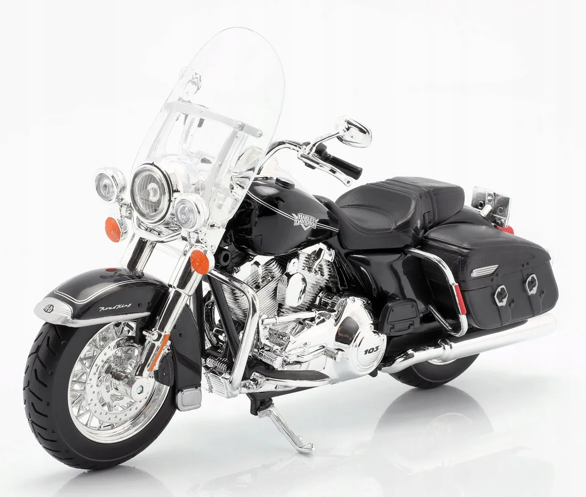 HARLEY-DAVIDSON 2013 FLHRC ROAD KING CLASSIS schaal 1:12 från Maisto i Svart – produktbild