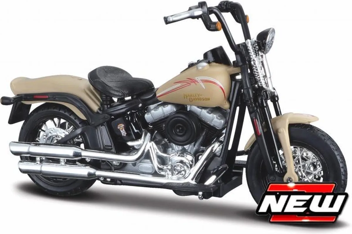 Harley Davidson FLSTSB Cross Bones 2008 Bruin de Maisto en Multicolore – photo du produit