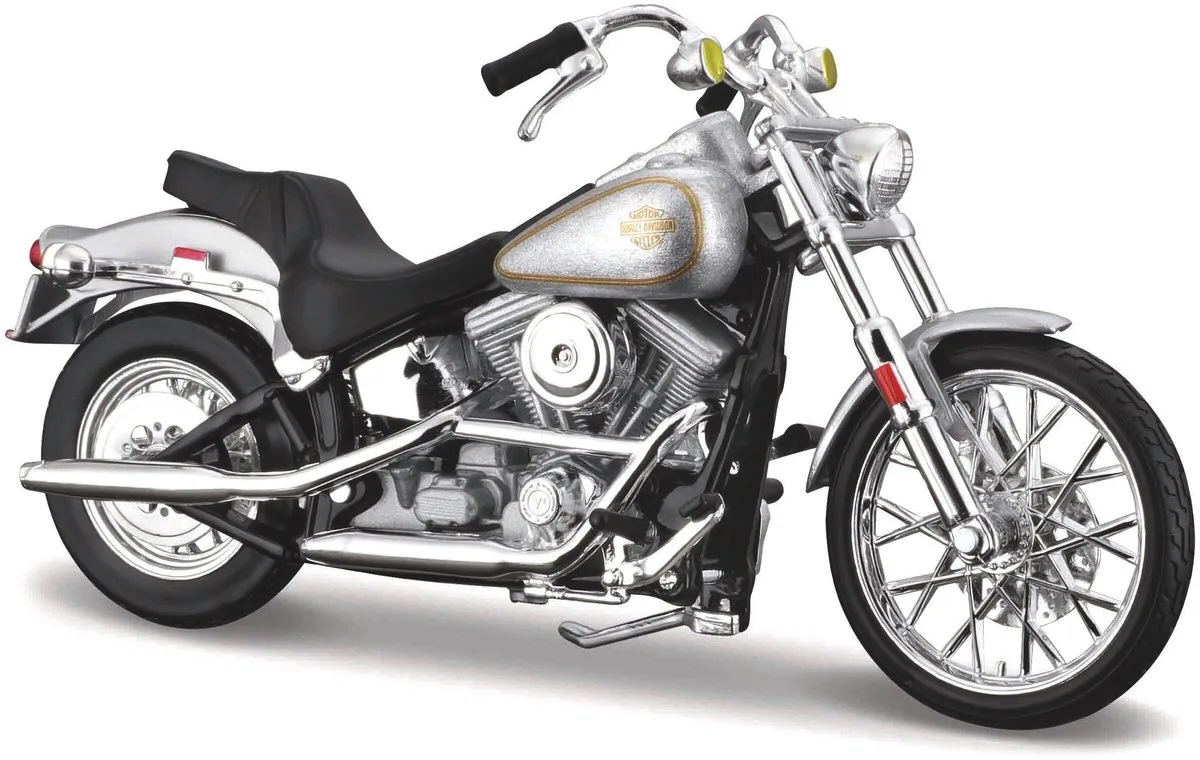 Harley-Davidson Fxst - Modelauto - Schaal 1:18 de Maisto en Argent, Or – photo du produit