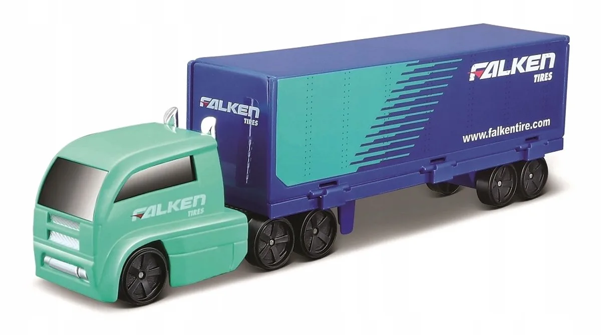 Highway Haulers Vrachtwagen met Trailer - Blauw de Maisto – photo du produit