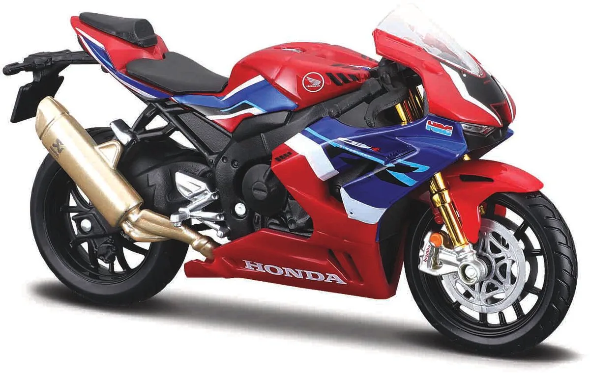 Honda CBR 1000RR-R FIREBLADE SP 2020 schaal 1:18 de Maisto en Rouge, Bleu, Blanc – photo du produit