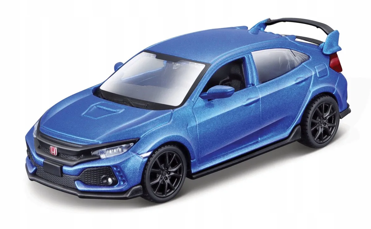 Honda Civic Type R Metaal 11,5cm Pull-back de Maisto en Bleu – photo du produit
