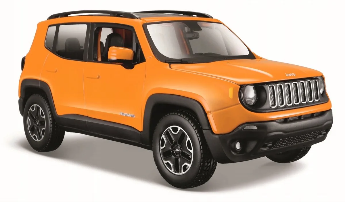 Jeep Renegade 1:24 Oranje Metaal Modelauto de Maisto – photo du produit