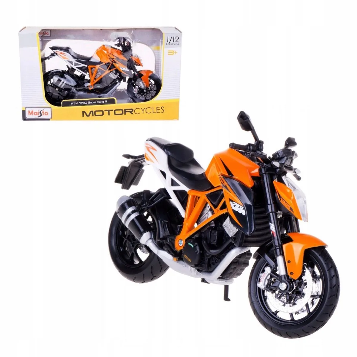 KTM 1290 Super Duke R-modelmotor 1:12 Maisto van Maisto – productfoto