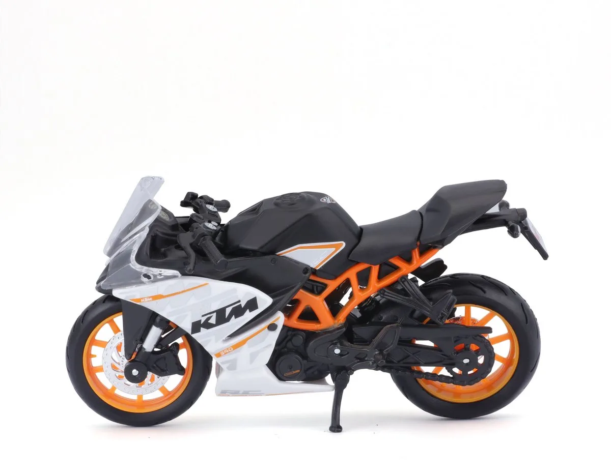 KTM Rc390 - Modelauto - Schaal 1:18 van Maisto in Zwart, Wit, Oranje – productfoto