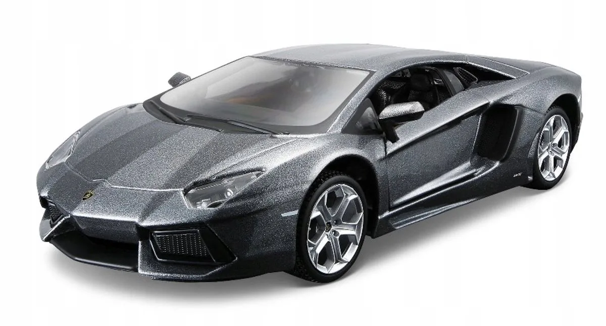 Lamborghini Aventador 1:24 Bouwpakket von Maisto in Schwarz – Produktfoto
