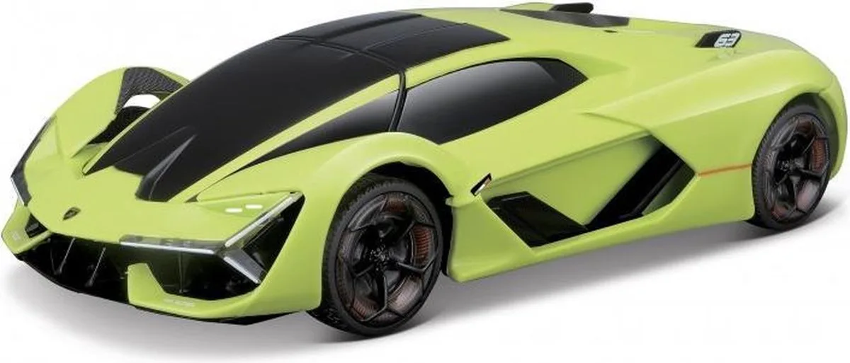 Lamborghini TERZO MILLENNIO (MOTORSOUND) modelauto schaalmodel 1:24 de Maisto en Limoen Groen, Noir – photo du produit