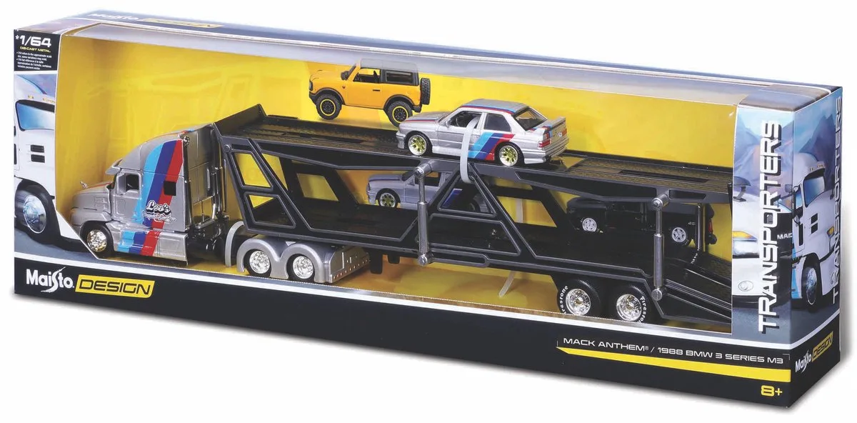 Mack Anthem - Modelauto - Schaal 1:64 von Maisto in Silber, Blau, Rot – Produktfoto