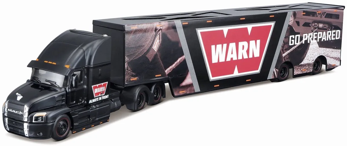 Mack Anthem - Modelauto - Schaal 1:64 by Maisto in Black, Red – product photo