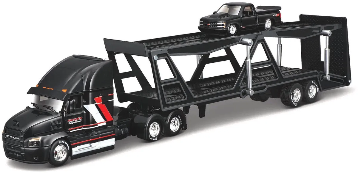 Mack Anthem - Modelauto - Schaal 1:64 de Maisto en Noir, Argent, Rouge – photo du produit
