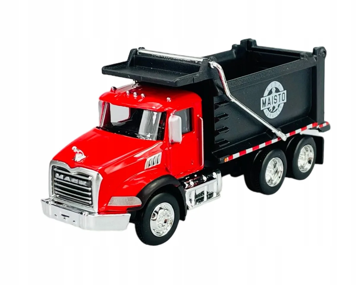 Mack Graniet Kiepwagen Vrachtwagen - Nieuw Model van Maisto in Rood – productfoto
