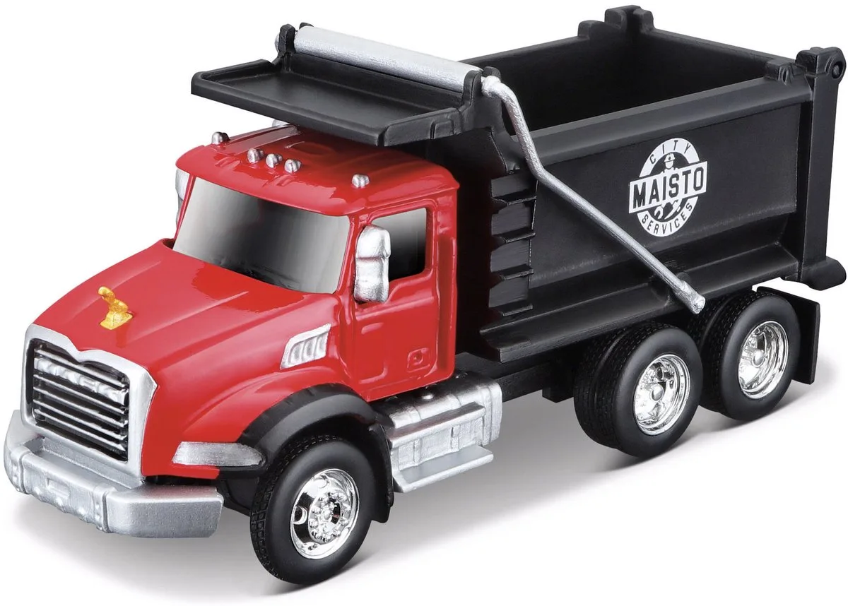 Mack Granite - Modelauto - Schaal 4,5" de Maisto en Rouge, Noir – photo du produit