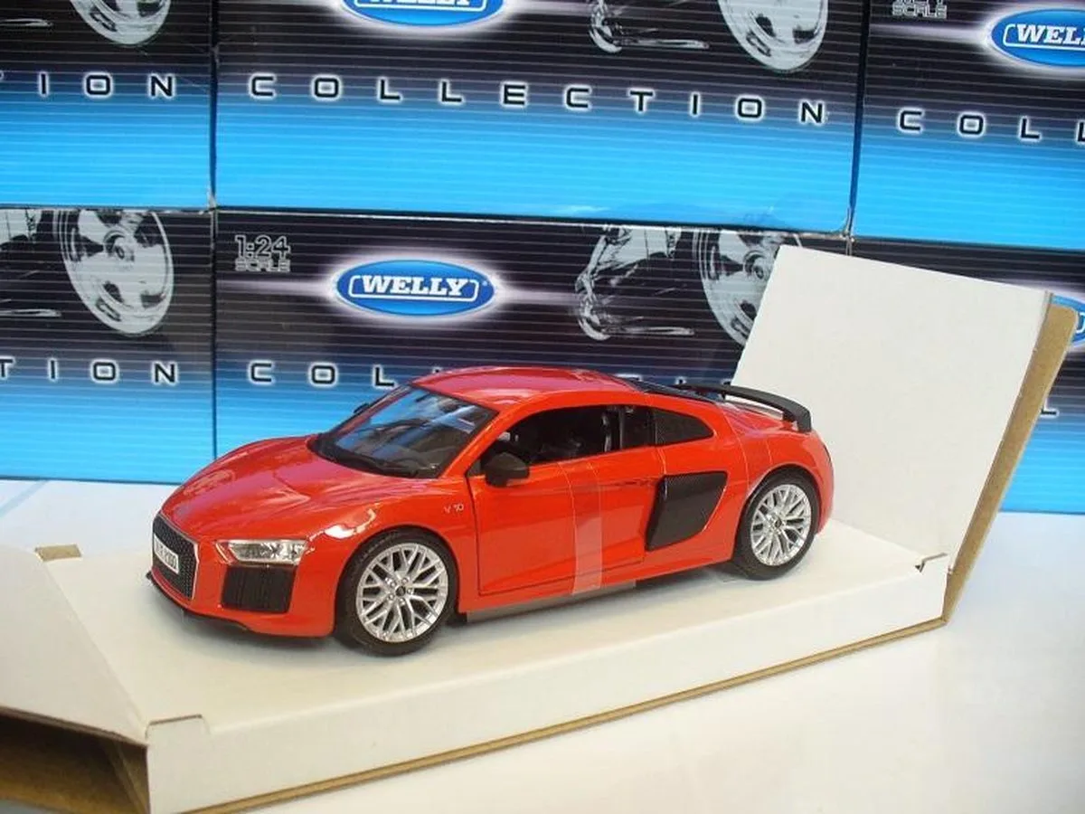 Maisto 1/24 Audi R8 V10 Plus 2015 de Maisto en Rouge – photo du produit