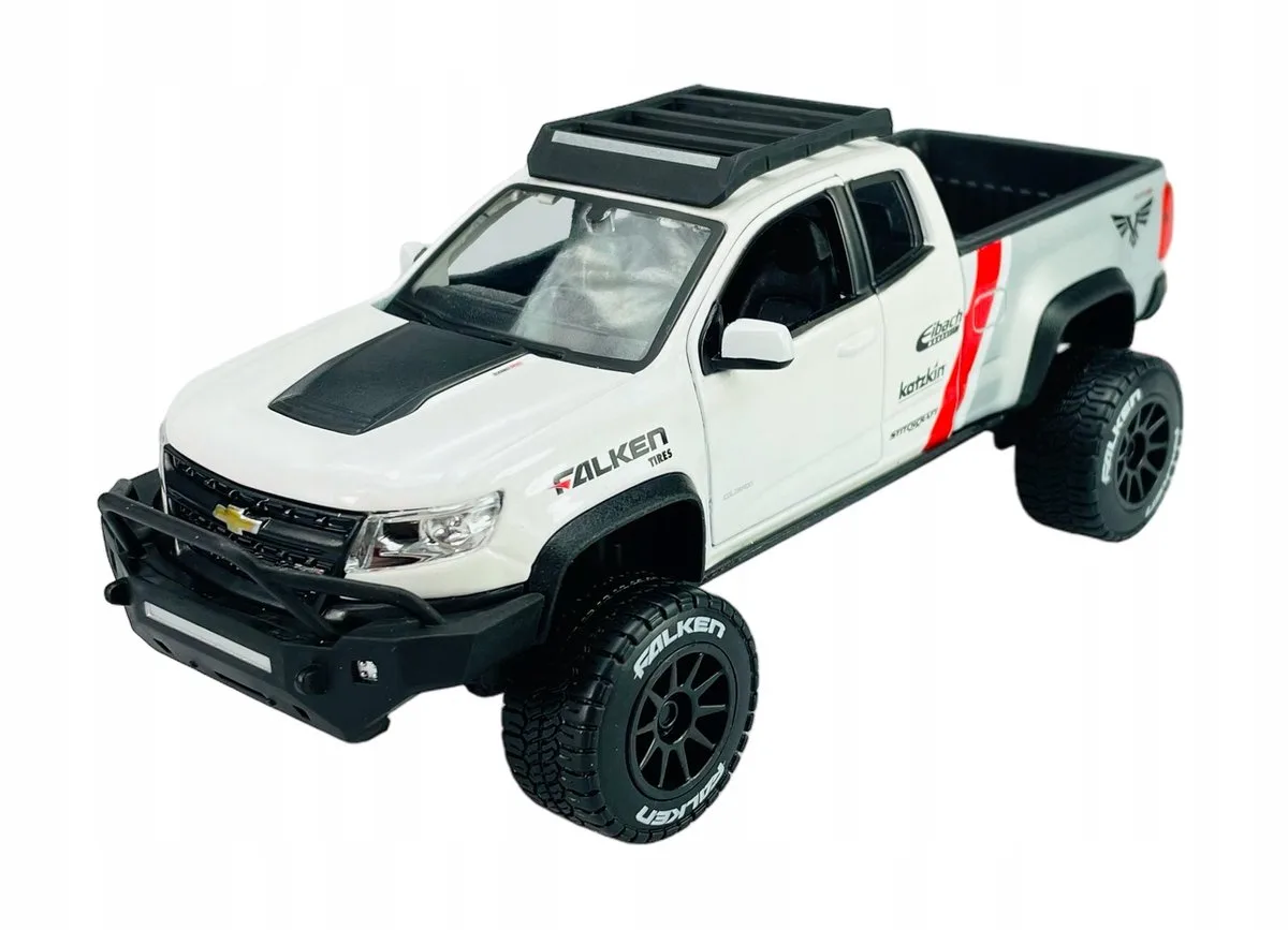 Maisto 1:27 '17 Chevrolet Colorado ZR2 Offroad Modelauto de Maisto en Blanc – photo du produit