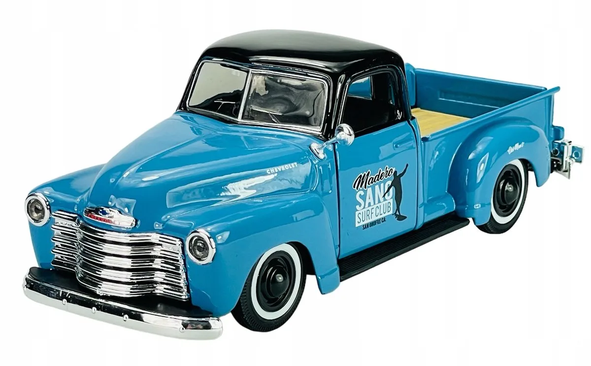 Maisto 1950 Chevrolet 3100 Pickup blauw metaal model 1:25 van Maisto in Blauw – productfoto