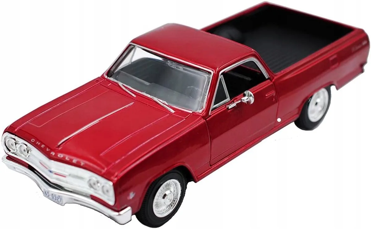 Maisto 1965 Chevrolet El Camino Metaal 1:25 Rood de Maisto en Rouge – photo du produit