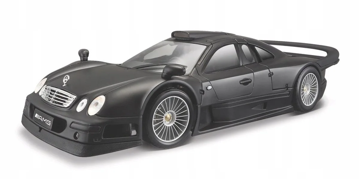 Mercedes-Benz CLK-GTR 1:18 Metaal de Maisto en Noir – photo du produit