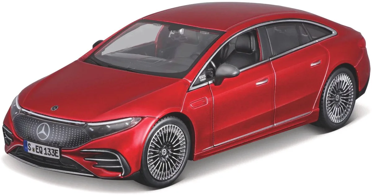 Mercedes-Benz Eq - Modelauto - Schaal 1:24 van Maisto in Rood – productfoto