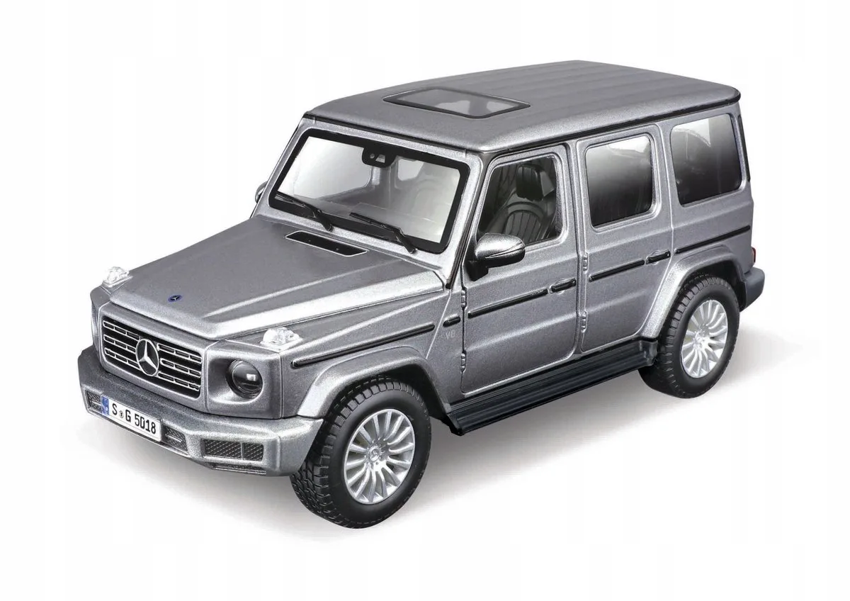 Mercedes-Benz G-Klasse 2019 Zilver 1:25 Bouwpakket van Maisto – productfoto