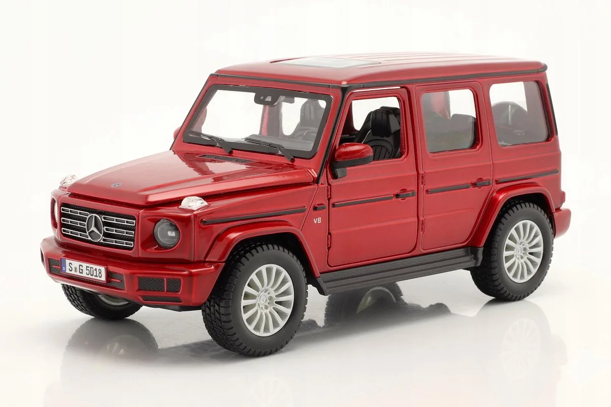 Mercedes-Benz G63 AMG V8 2019 Modelauto Schaal 1:25 de Maisto en Rouge – photo du produit
